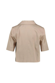 Blazer cropped aus Lyocellmix