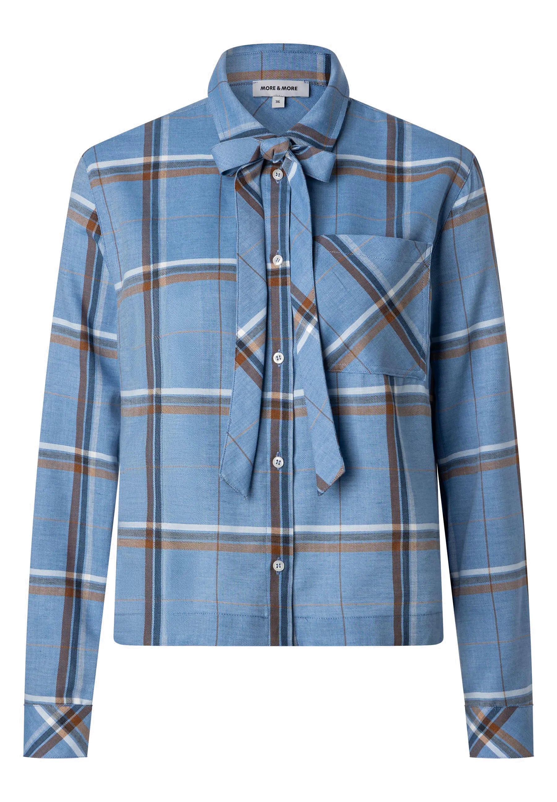 Bluse aus Baumwollmix