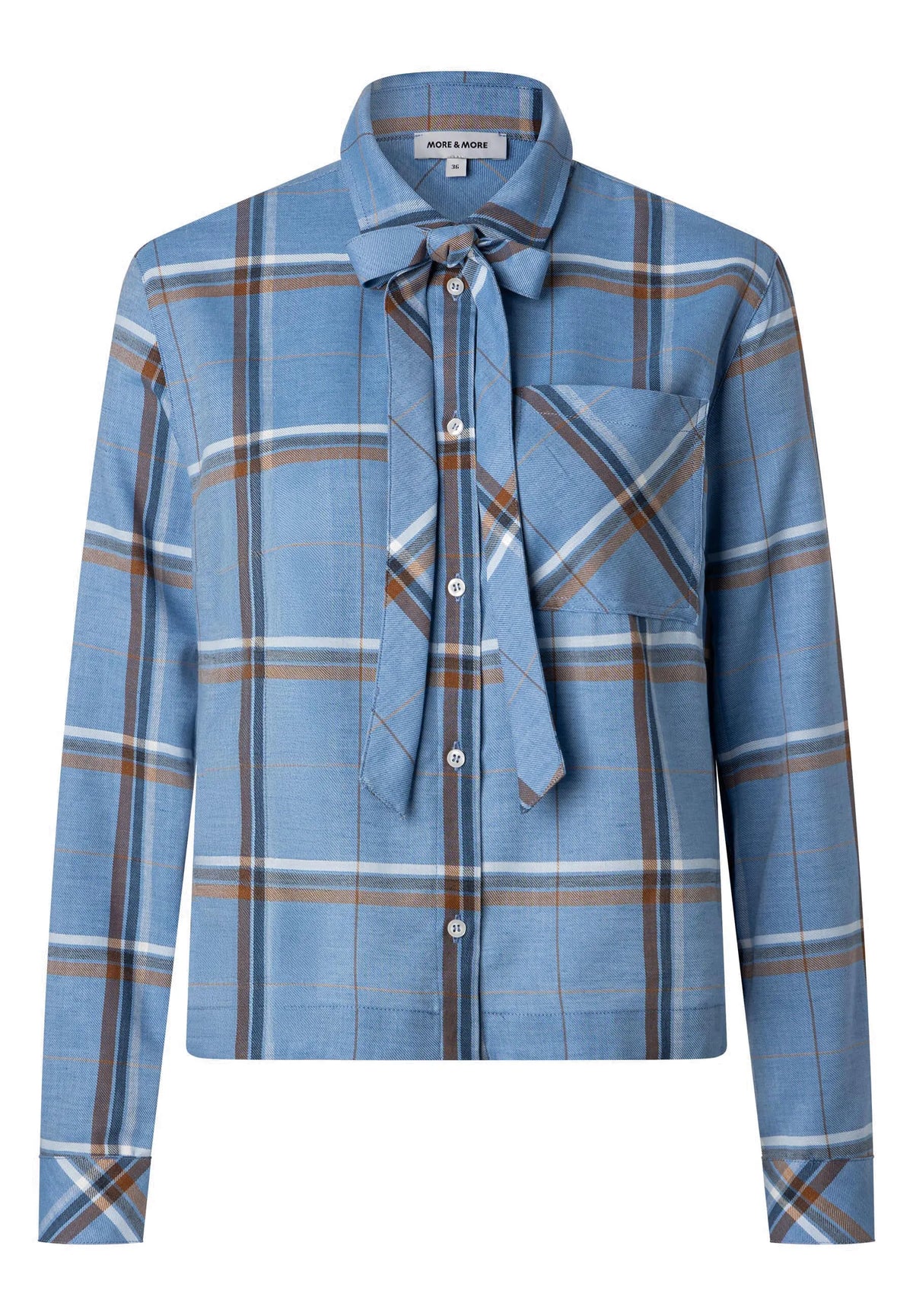 Bluse aus Baumwollmix