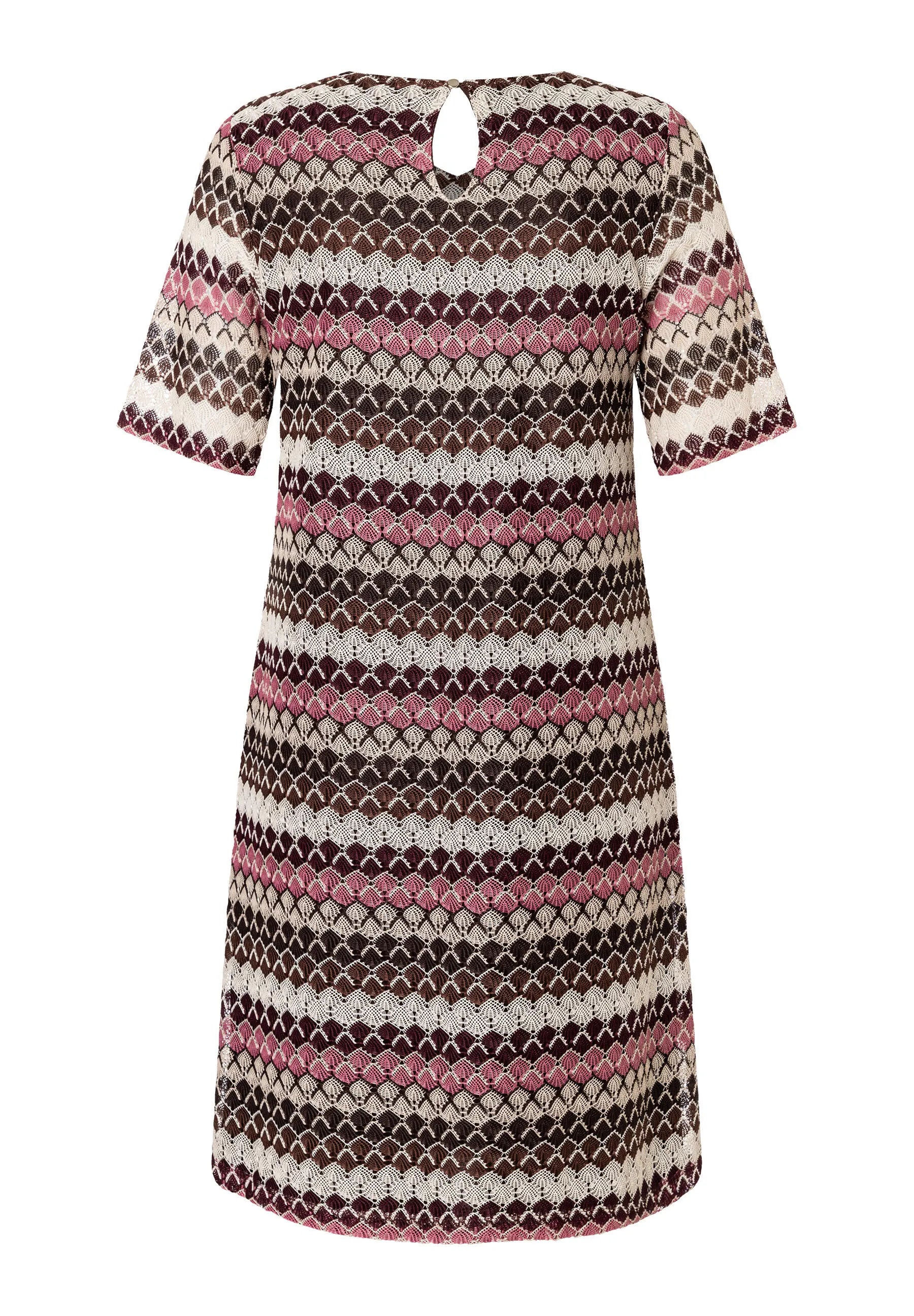 Freizeitkleid Midi gemustert