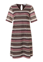 Freizeitkleid Midi gemustert