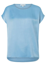 Satinbluse aus Viskosemix