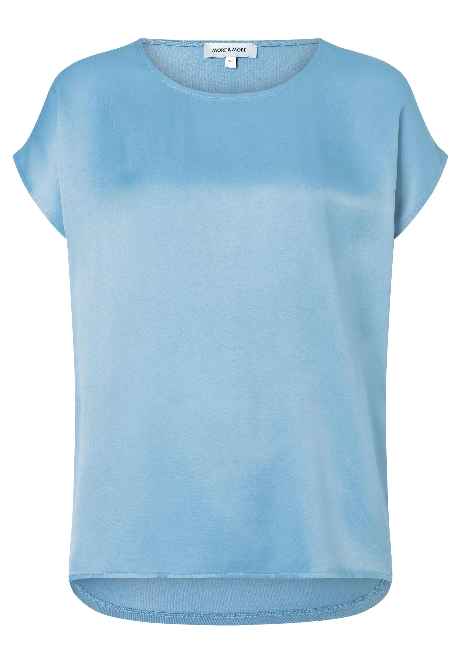 Satinbluse aus Viskosemix