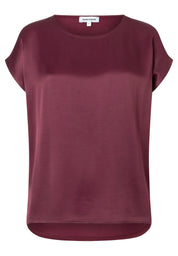 Satinbluse aus Viskosemix