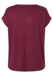 Satinbluse aus Viskosemix