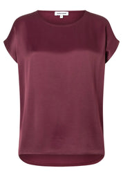 Satinbluse aus Viskosemix