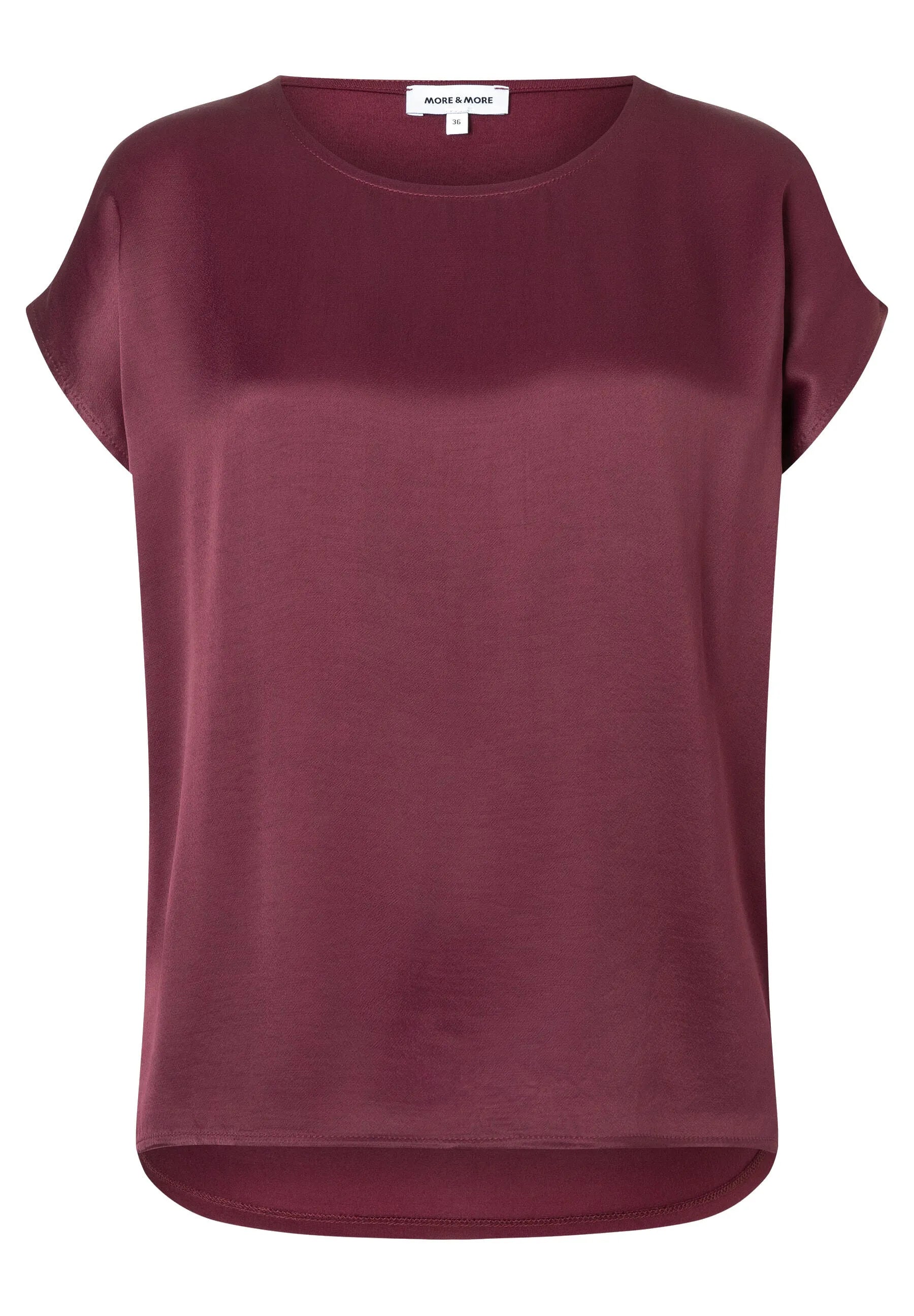 Satinbluse aus Viskosemix