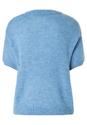 Strick-T-Shirt aus Wollmix
