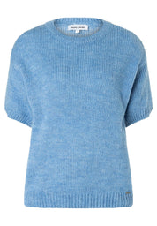 Strick-T-Shirt aus Wollmix