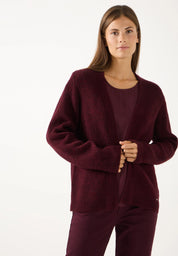 Strick-Cardigan aus Wollmix