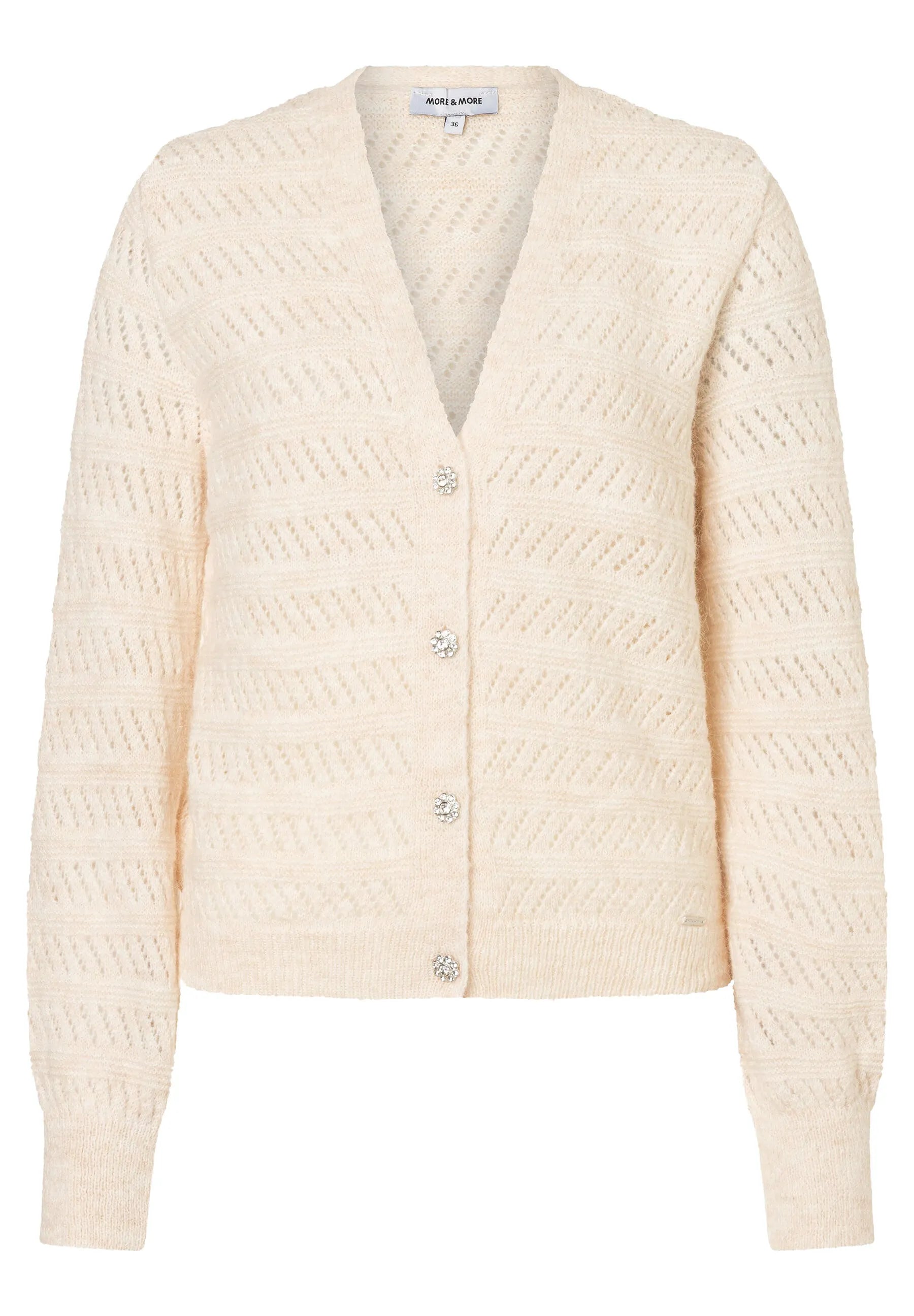 Strick-Cardigan aus Wollmix