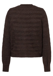 Strick-Cardigan aus Wollmix