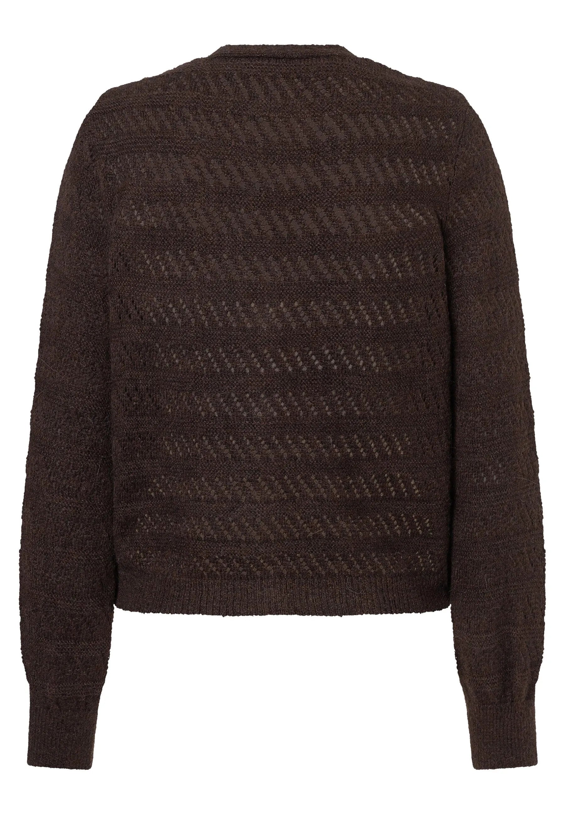 Strick-Cardigan aus Wollmix