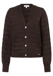 Strick-Cardigan aus Wollmix