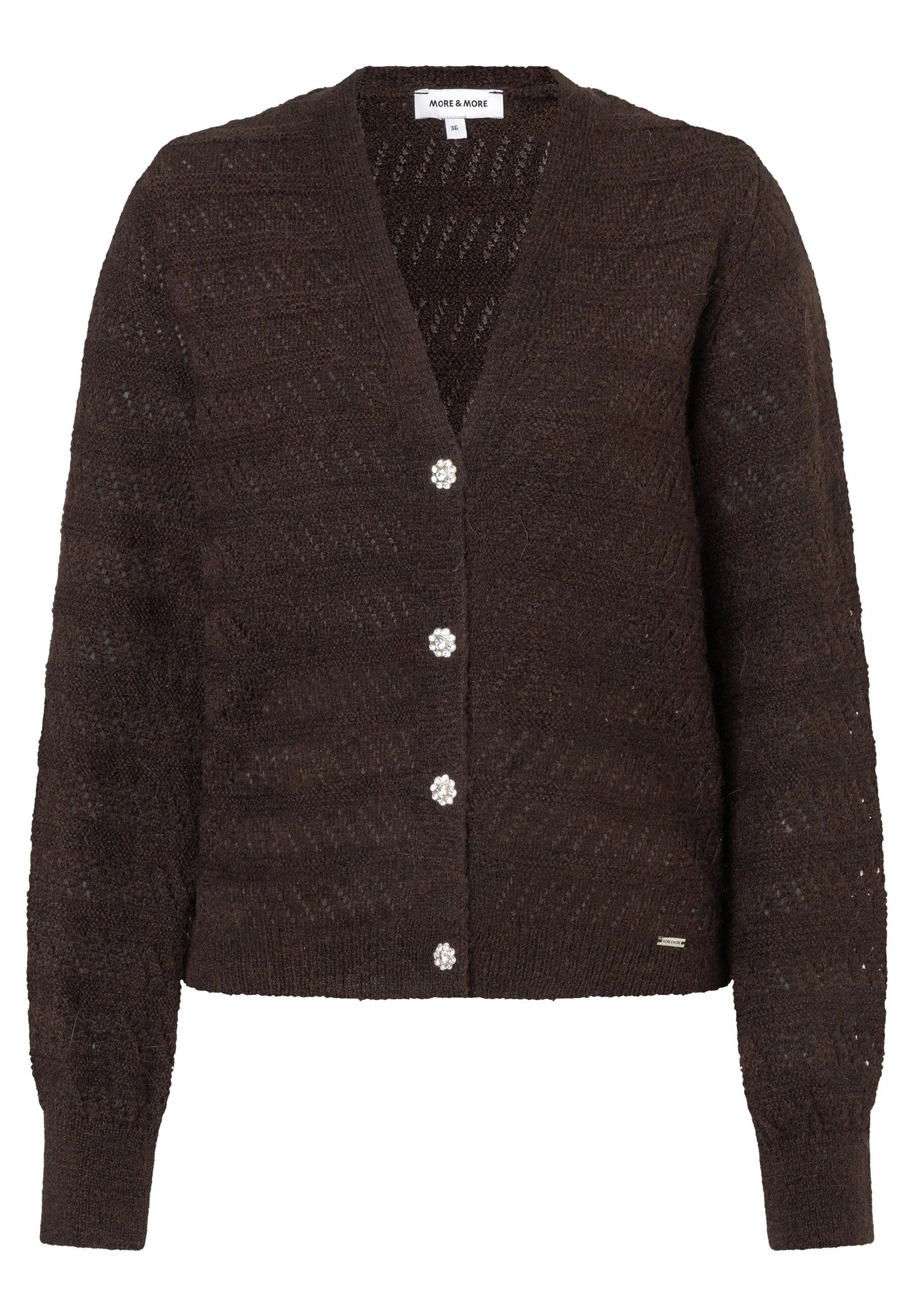 Strick-Cardigan aus Wollmix