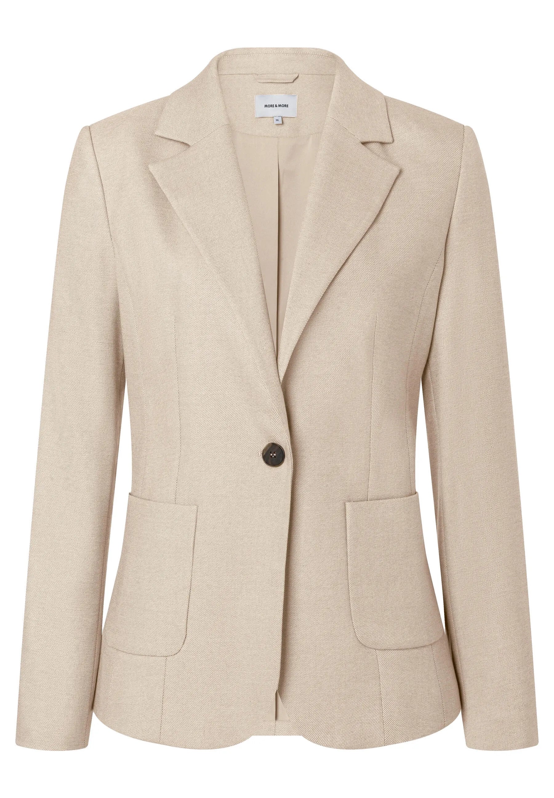 Blazer mit aufgesetzten Taschen