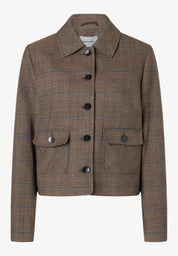 Blazer-Jacke aus Viskosemix