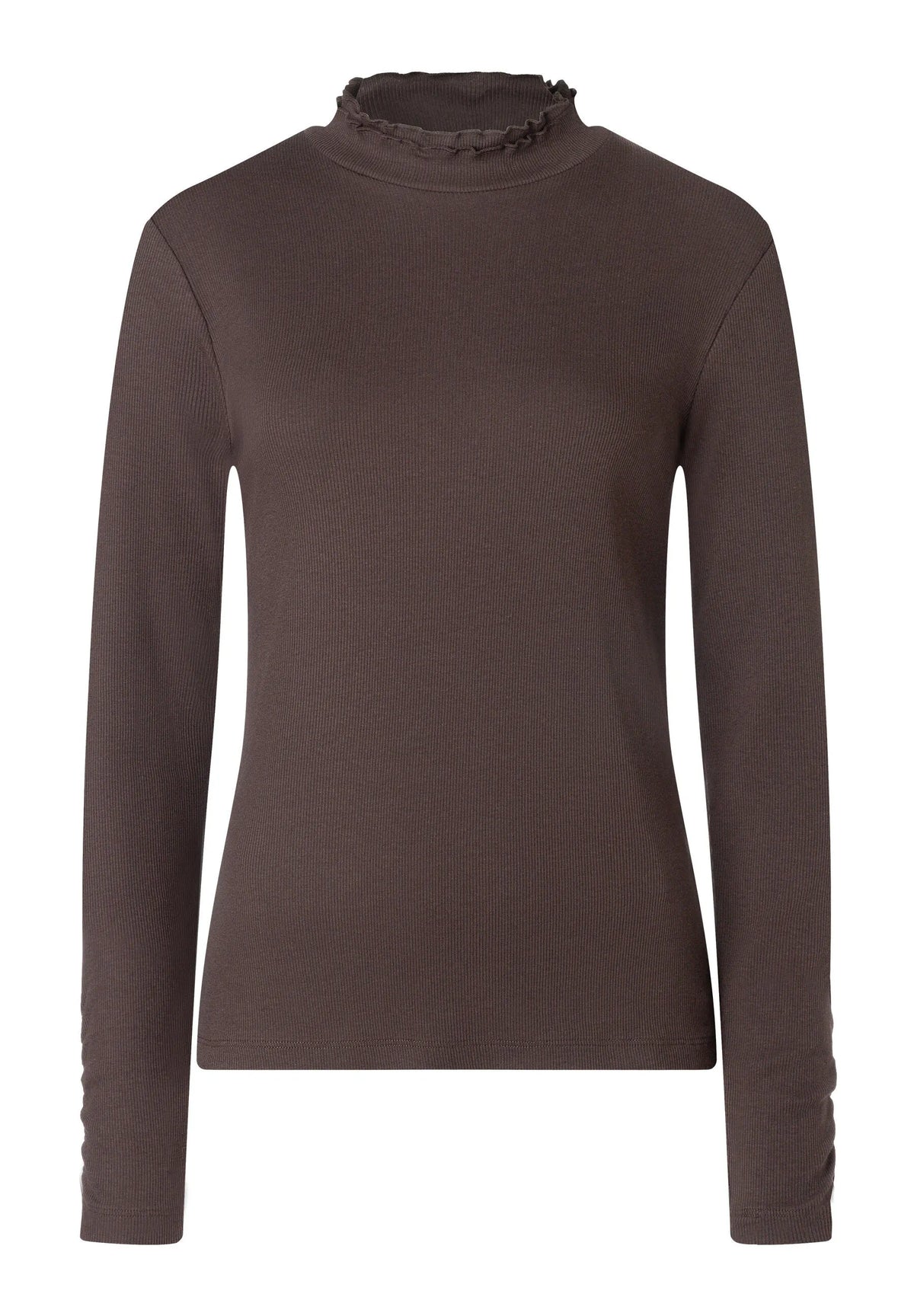 Langarmshirt gerippt