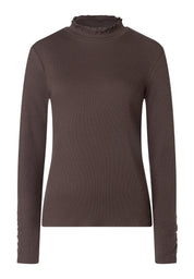 Langarmshirt gerippt