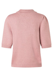 Strickpolo aus Viskosemix