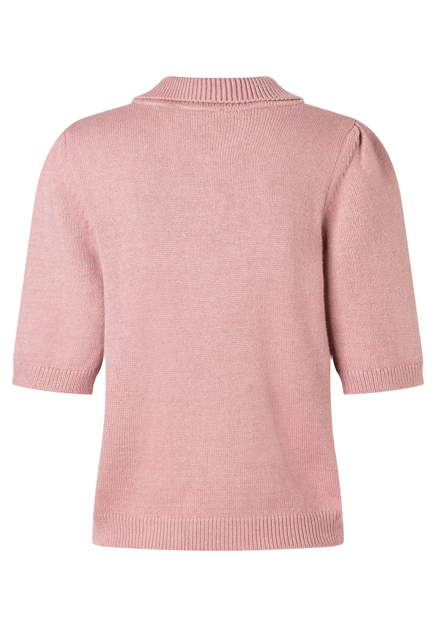 Strickpolo aus Viskosemix