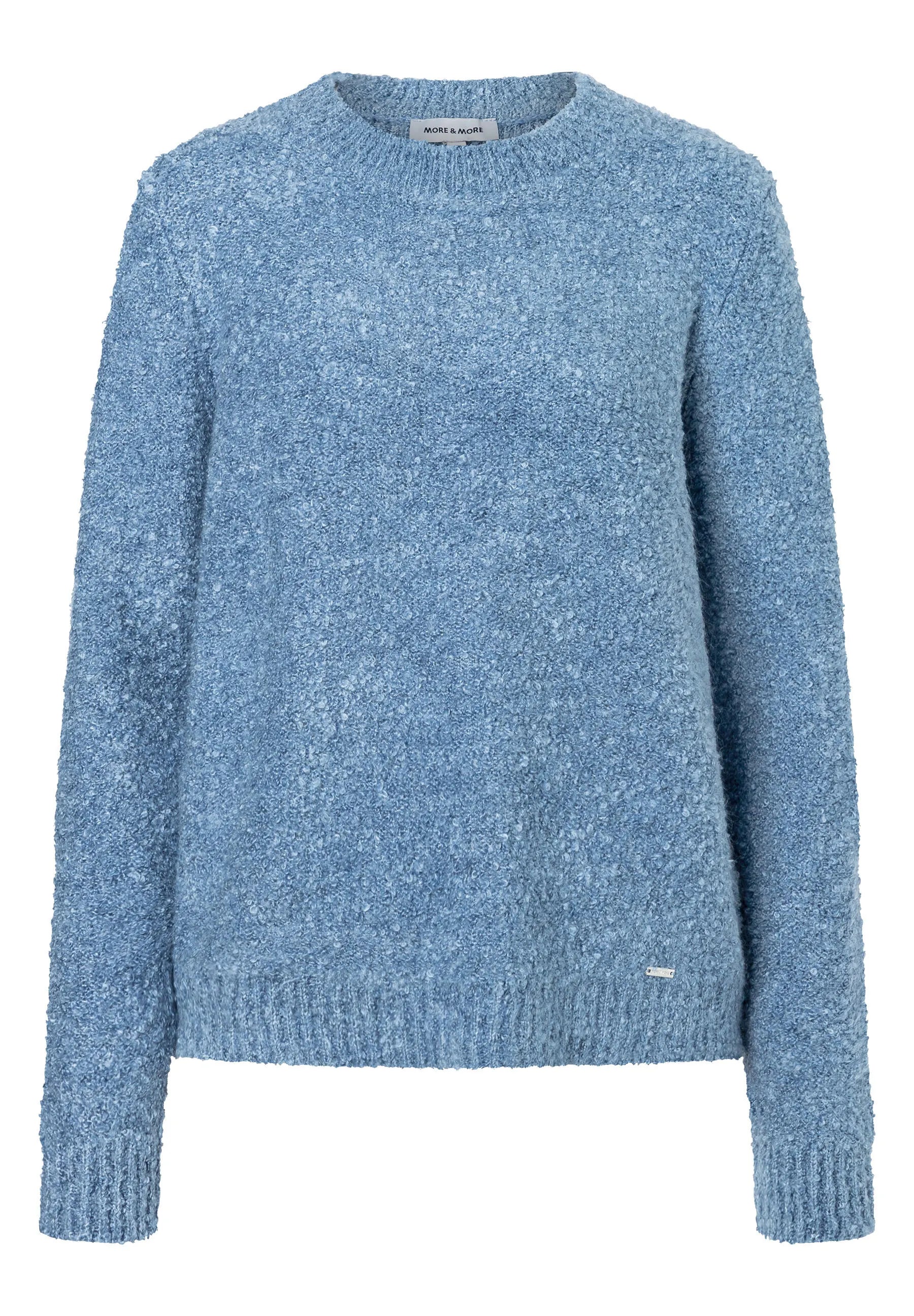 Strickpullover mit Rundhalsausschnitt