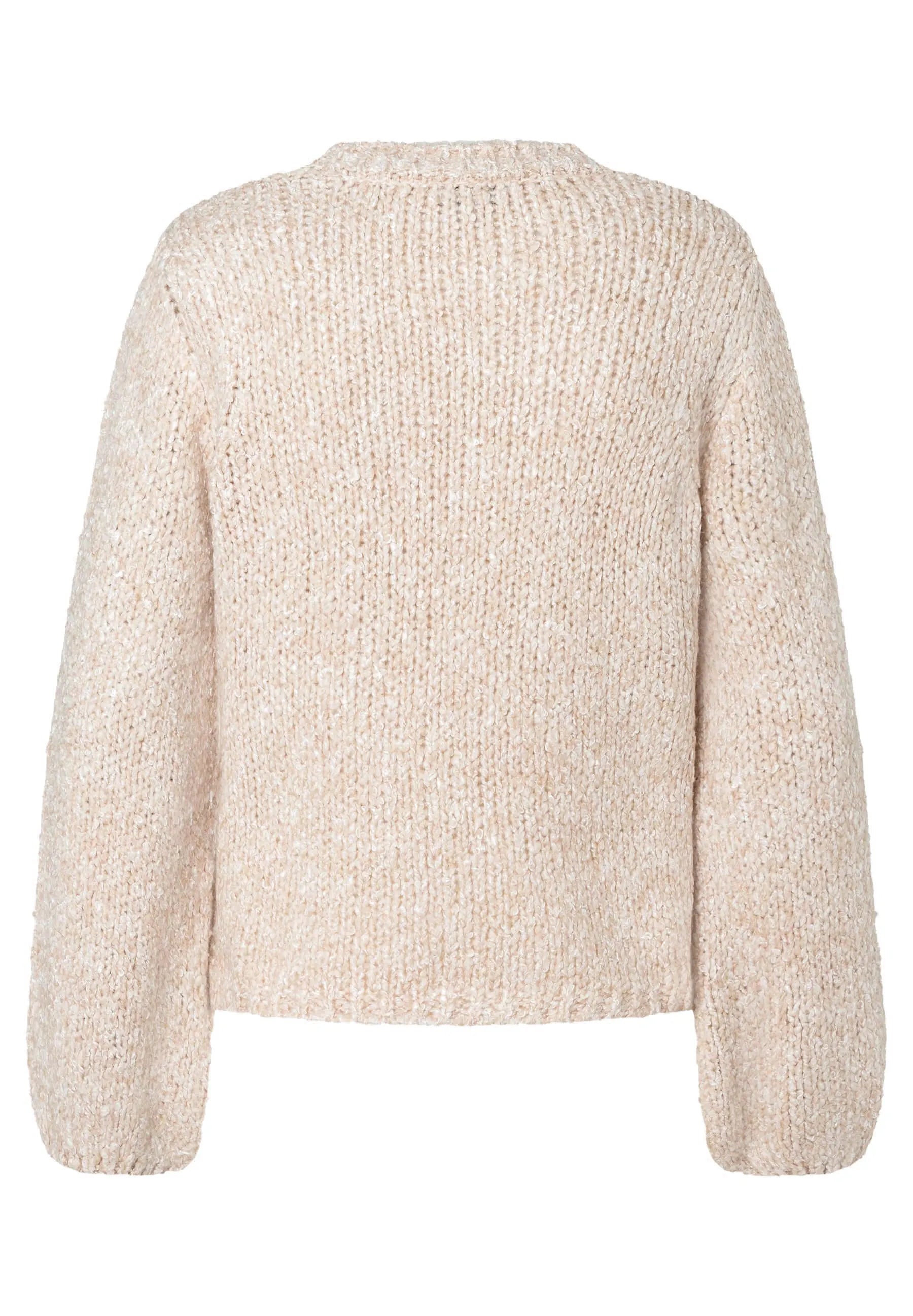 Strickpullover mit weiten Ärmeln
