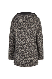 Wolljacke mit Kapuze