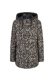Wolljacke mit Kapuze