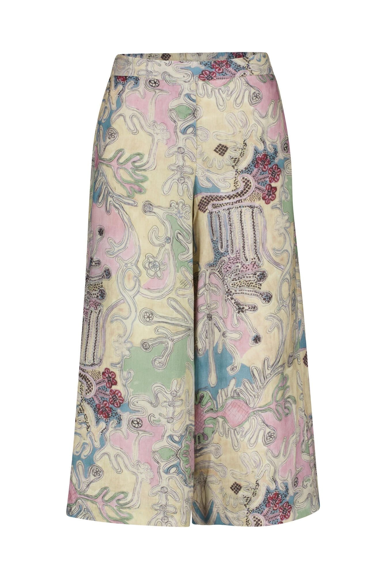 Leinenhose Wide Leg