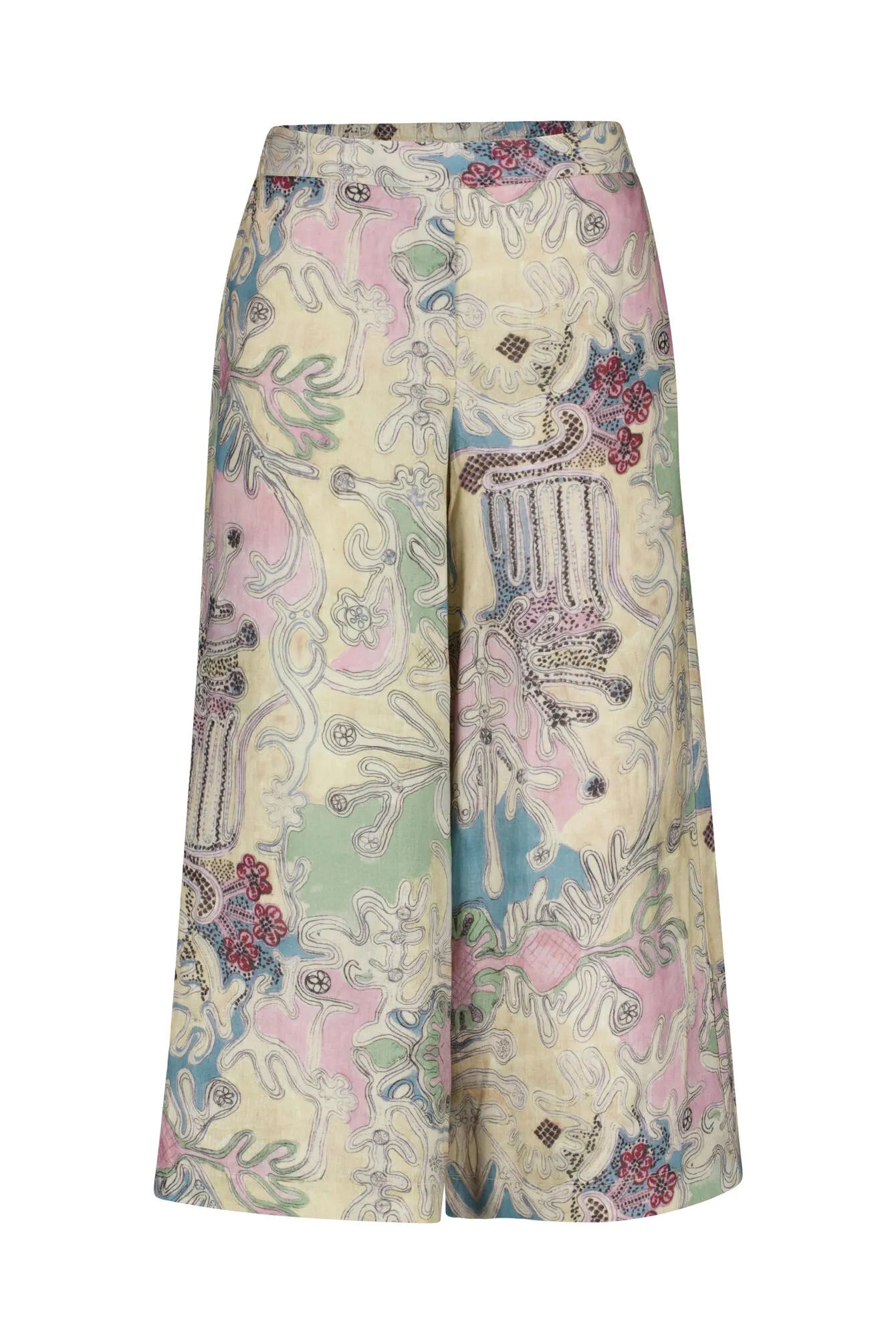 Leinenhose Wide Leg