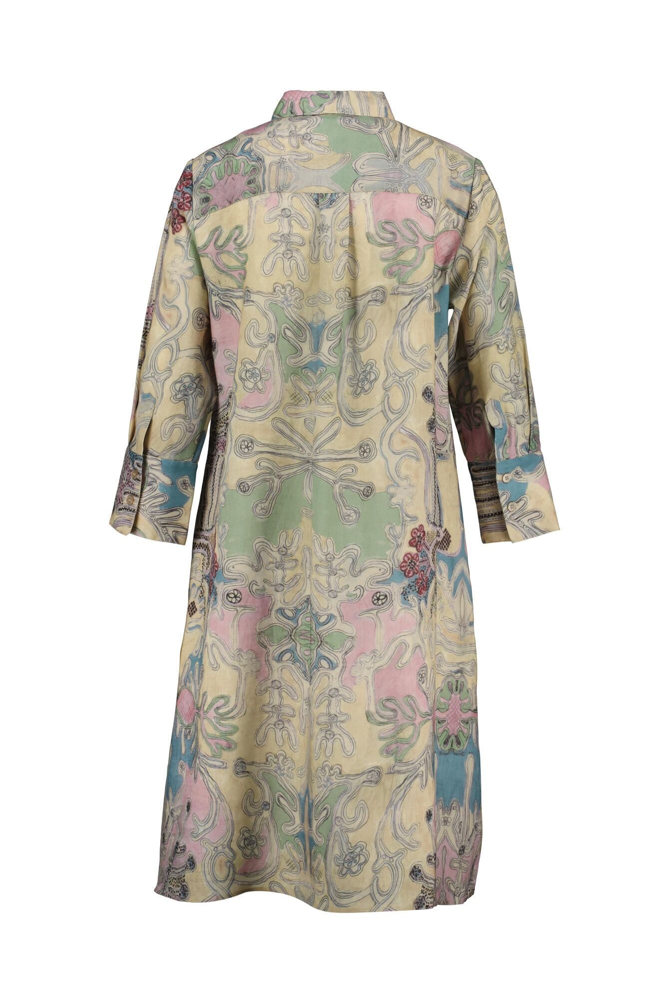 Leinenkleid Midi