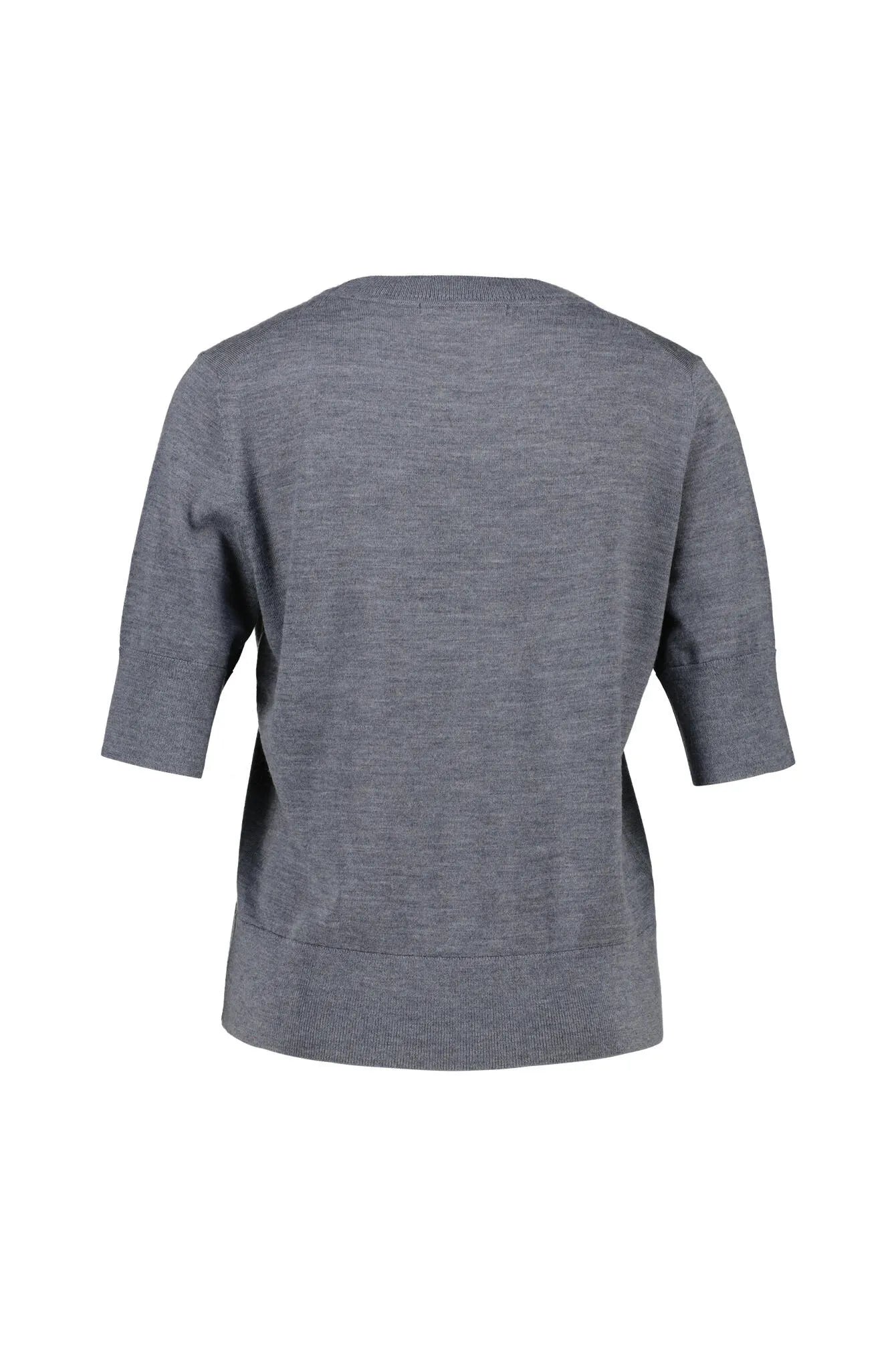 Strick-T-Shirt aus Wolle