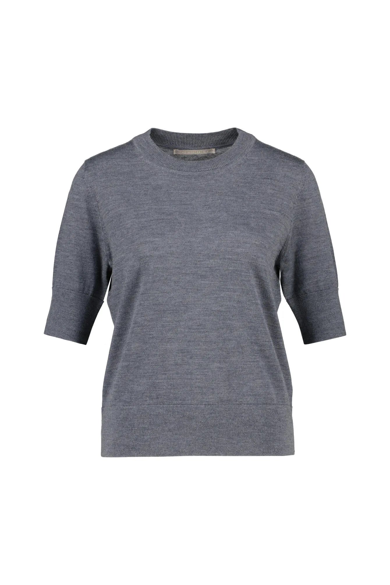 Strick-T-Shirt aus Wolle