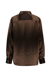 Bluse in Satin-Optik
