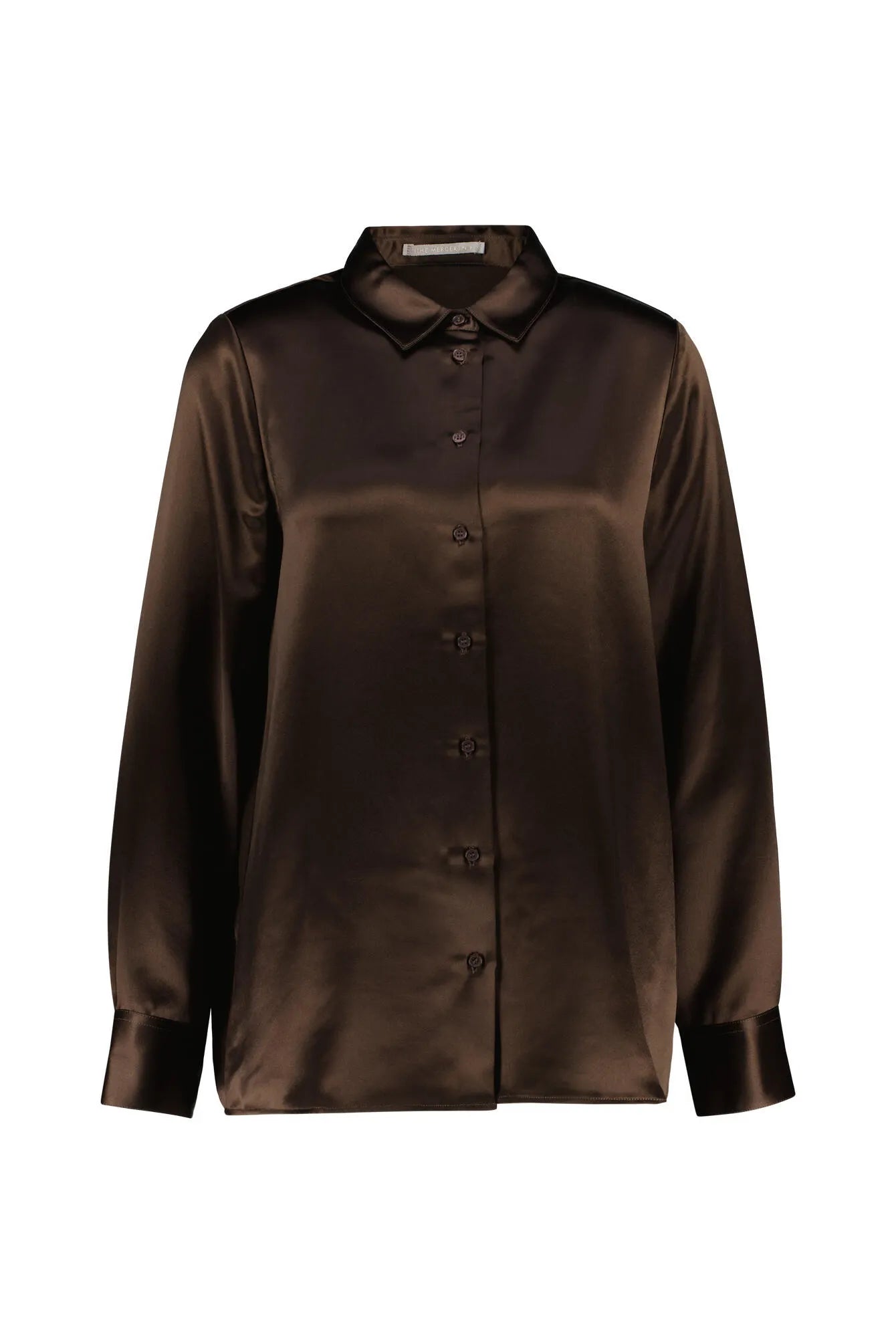 Bluse in Satin-Optik