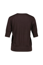 Strick-T-Shirt aus Wolle