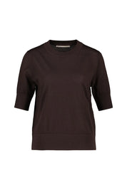Strick-T-Shirt aus Wolle
