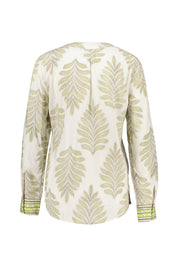 Bluse floral aus Viskose