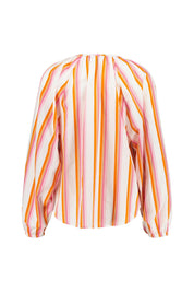 Bluse gestreift aus Baumwolle