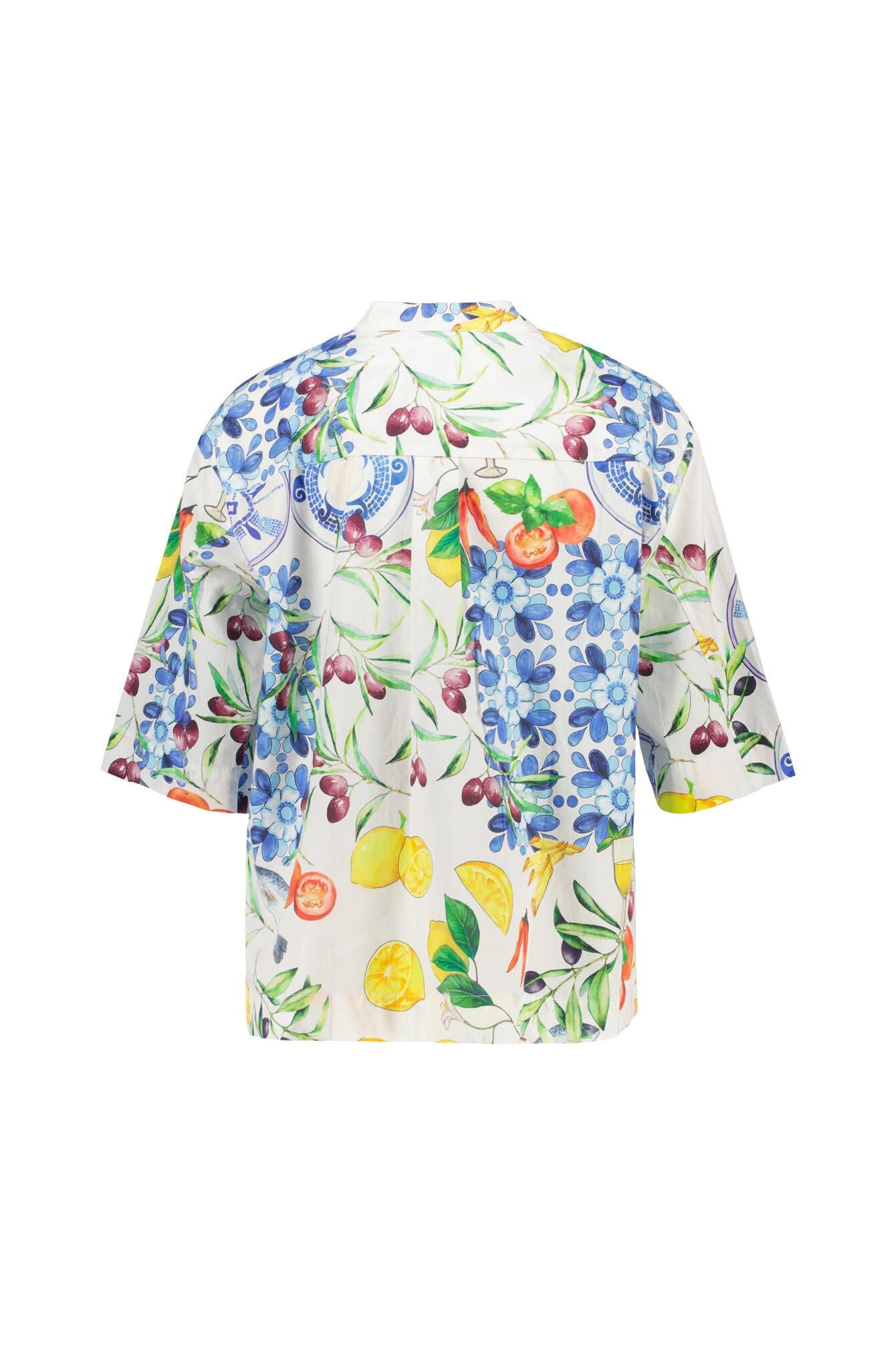 Bluse floral aus Viskose