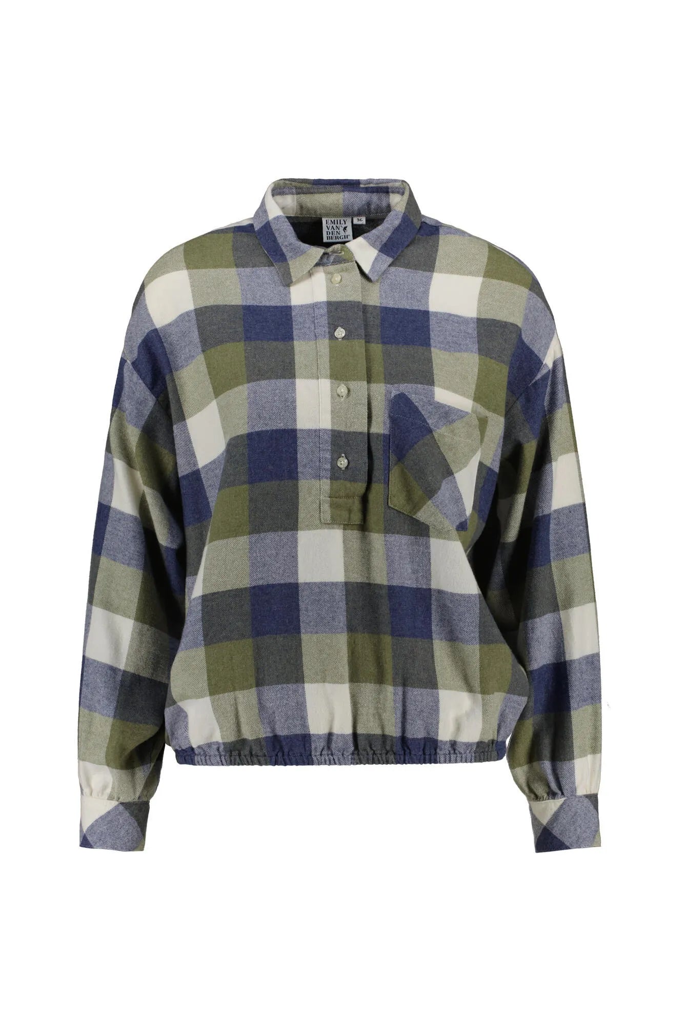 Flanellbluse aus Lyocellmix