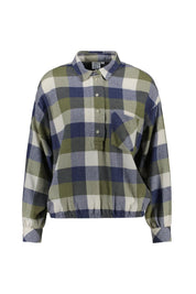 Flanellbluse aus Lyocellmix