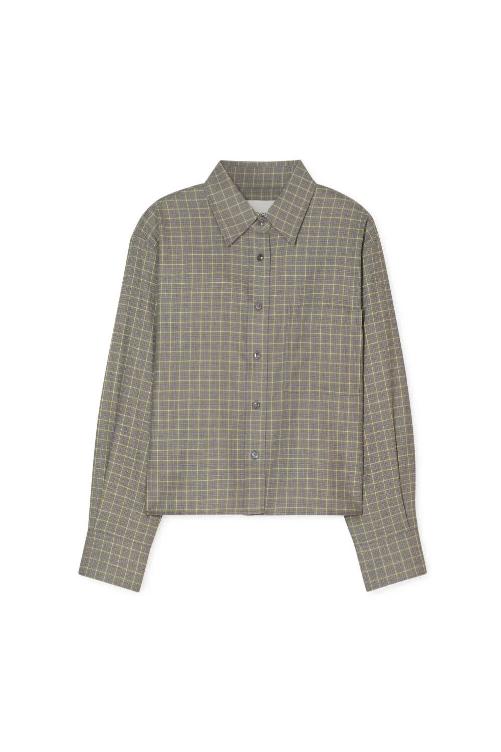 Cropped-Bluse Oversized Fit