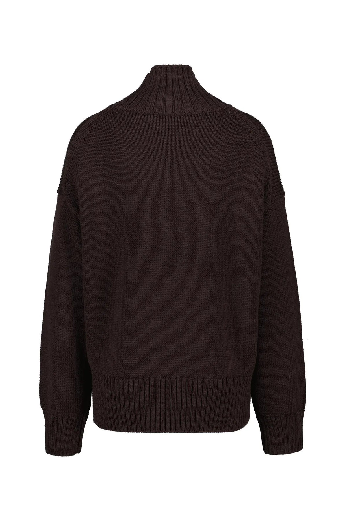 Strickpullover mit Rollkragen