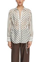 Bluse semitransparent aus Lyocellmix