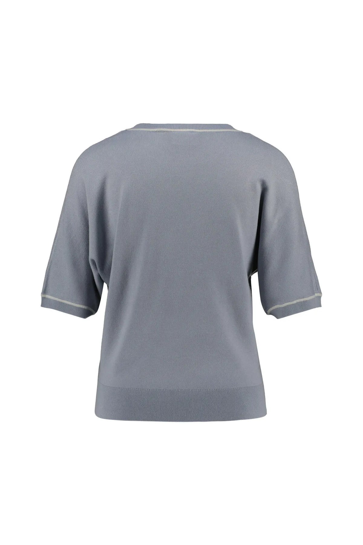 Strick-T-Shirt aus Viskosemix