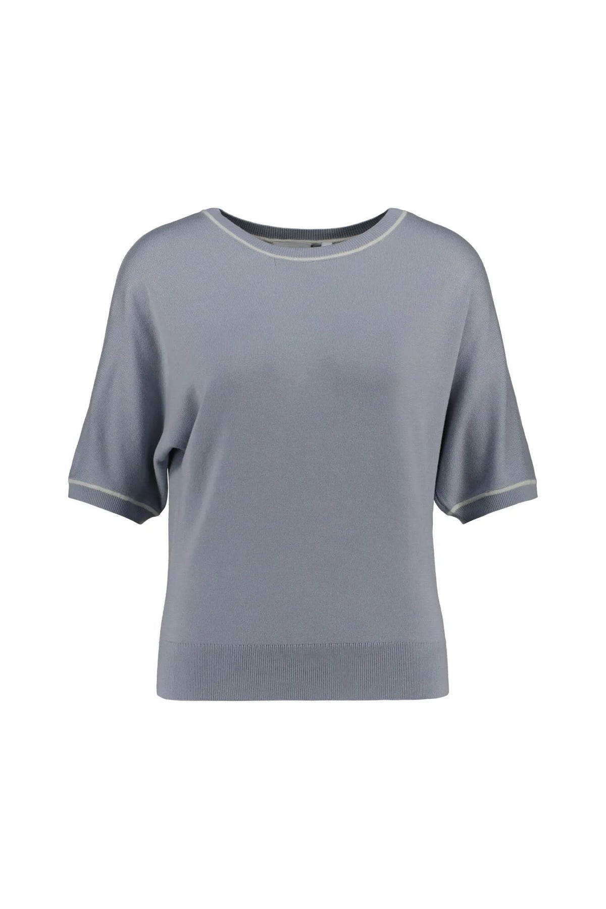 Strick-T-Shirt aus Viskosemix