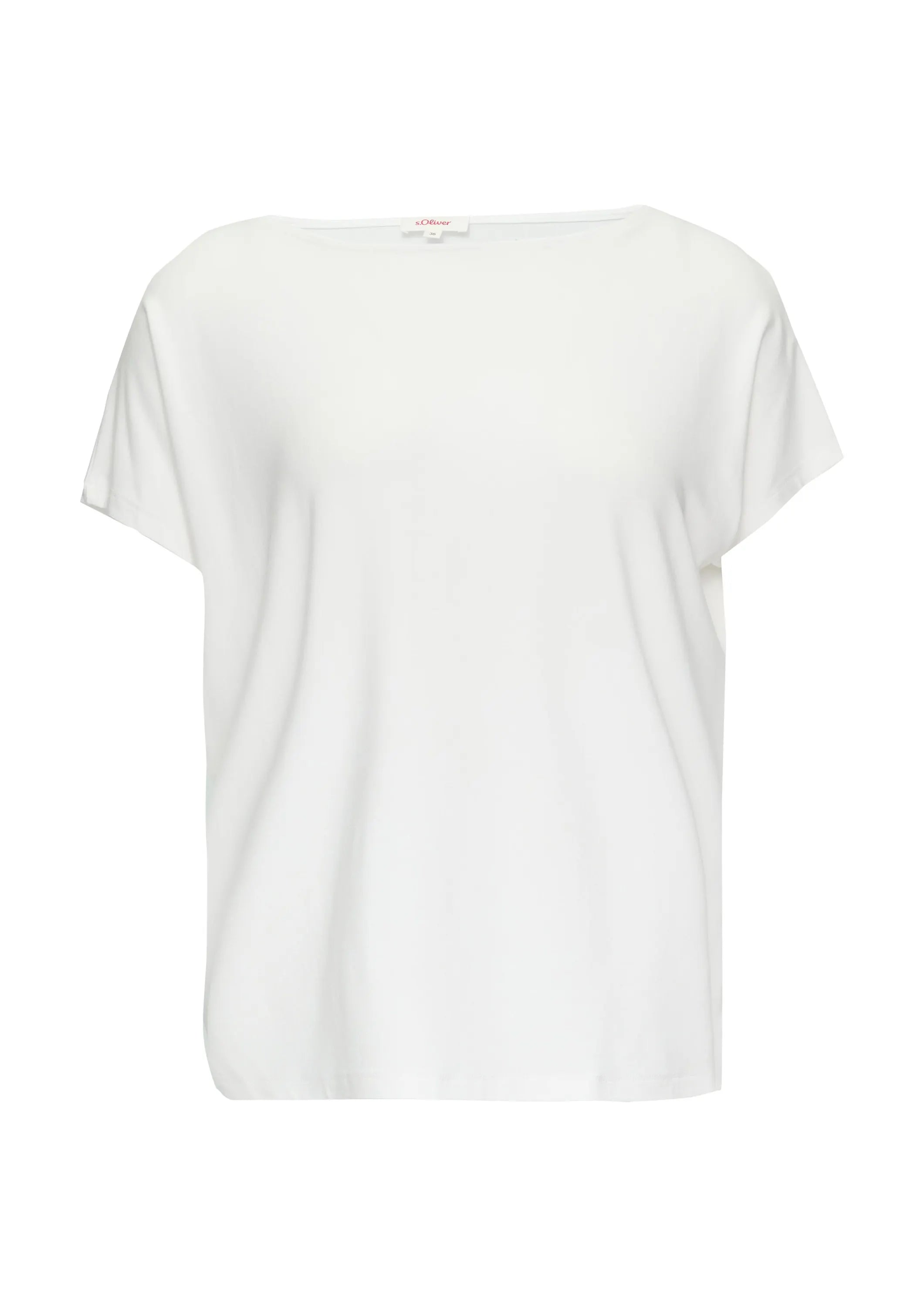 Jerseyshirt mit überschnittenen Schultern