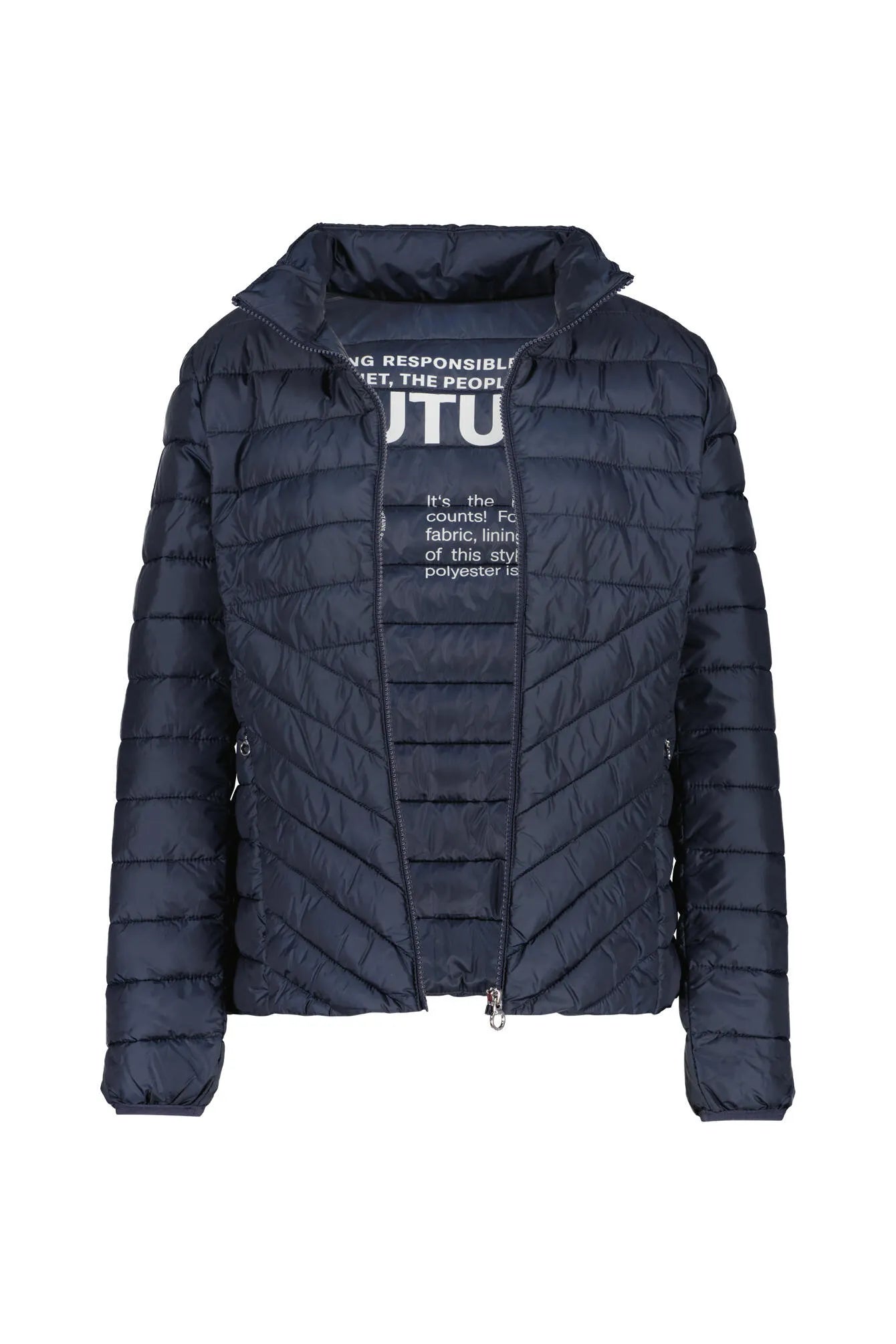Steppjacke mit Stehkragen